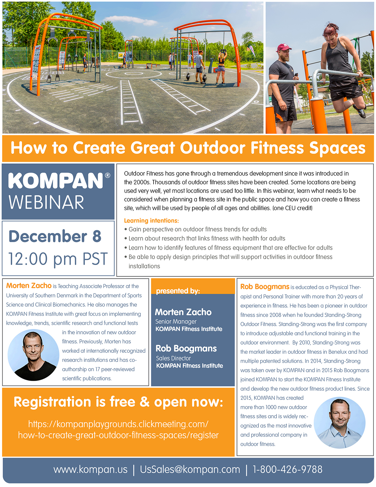 KOMPAN  Complete Outdoor Fitness Packages